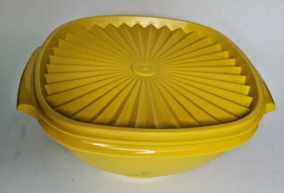 Tupperware Bowl Yellow 