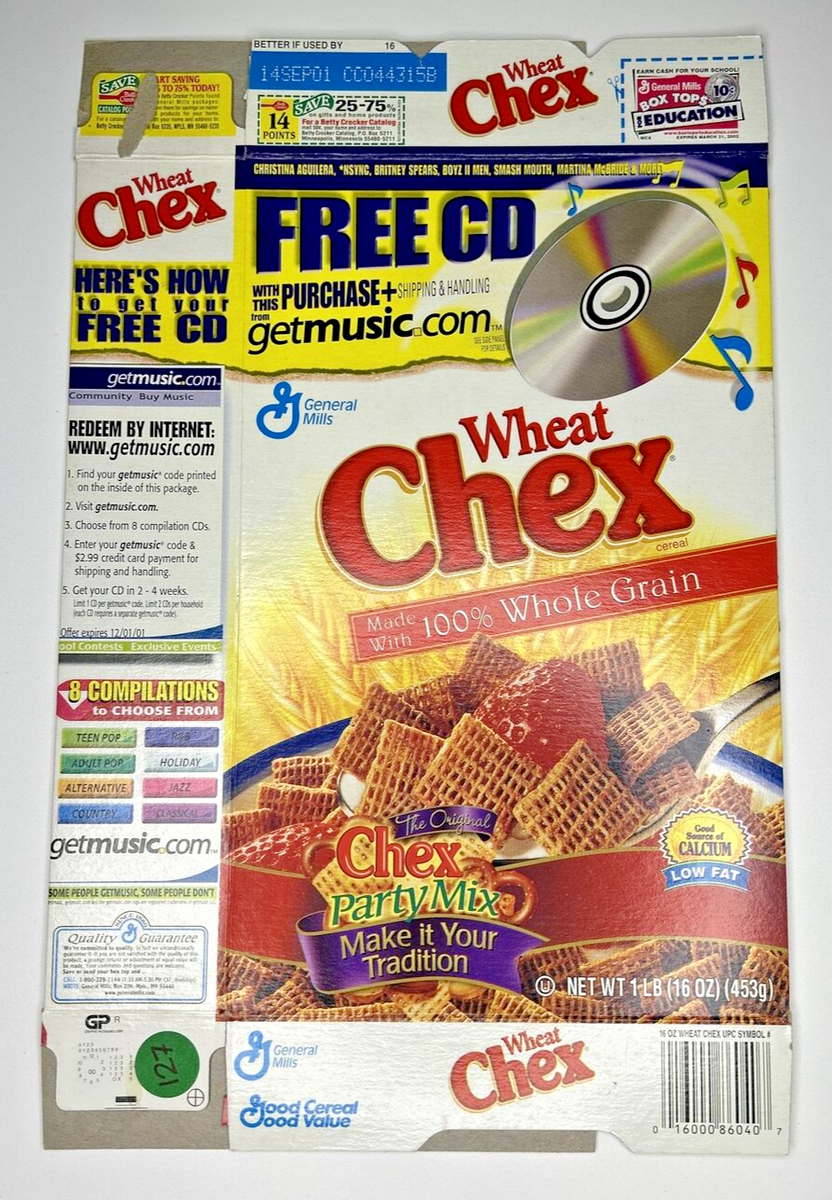 1999 Empty General Mills Kix 9OZ Cereal Box SKU U198/170