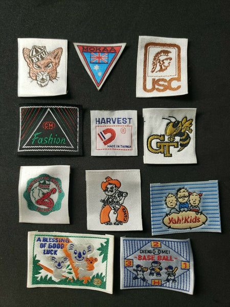 Vintage Clothes Tags Labels Never Used Lot of 11 Harvest,MOKAA,GT NOS Bin 202