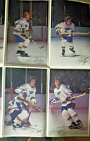 Vintage Stag Beer 1970's St Louis Blues Hockey Player Brochure New Old Stock S5