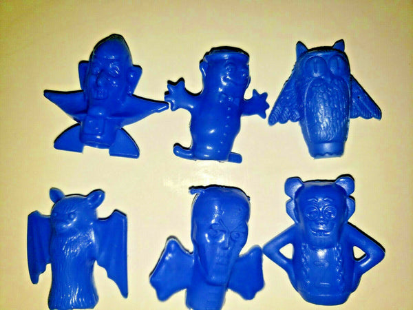 Vintage Boo Berry Count Chocula Frankenberry Pencil Toppers General Mills Blue