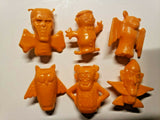 Vintage Boo Berry Count Chocula Frankenberry Pencil Toppers General Mills Orange