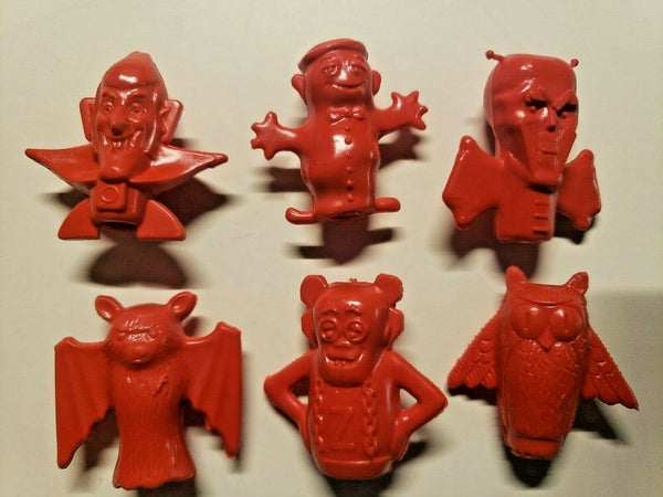 Vintage Boo Berry Count Chocula Frankenberry Pencil Toppers General Mills Red 94