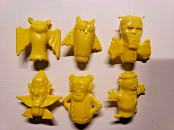 Vintage Boo Berry Count Chocula Frankenberry Pencil Toppers General Mills Yellow