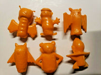 Vintage Boo Berry Count Chocula Frankenberry Pencil Toppers General Mills Orange