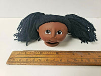 Vintage Bitty Doll Baby Doll Head Brown Black Hair Martha Nelson Thomas NOS U41