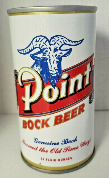 Vintage1975 Point Bock Beer Pull Tab Top Beer Can Stevens Point Brewing CO BC2-8