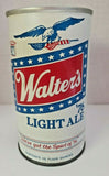 Vintage Walter’s Light Ale '76 Beer Can Premium Steel Walter’s Pull Top