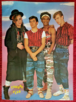 Vintage 1984 Culture Club Boy George Band Concert Poster 28" x20" NOS #55