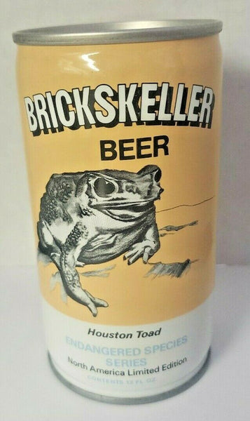 Vintage Brickskeller Beer Houston Toad Pull Tab Empty Beer Open Can BC3