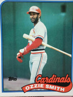 1989 Ozzie Smith St. Louis Cardinals Topps - Pocket Folder  Duo Tang NOS