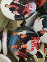 Vintage 1989 New Kids On The Block NKOTB 6 Random Pinback Buttons New Old Stock