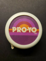 Vintage 1983 Pro-Yo Whizz Yo-Yo White  "Cowboy" New Old Stock No Box (110)