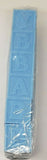 Vtg Baby Shower Fillable 2" Plastic Blocks Favors Party Decorations 12 Blue