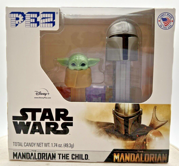 PEZ Star Wars Mandalorian & The Child Dispenser & Candy F32