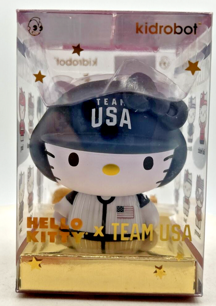 Kidrobot Hello Kitty Team USA Vinyl Mini Series Baseball Figurine F32