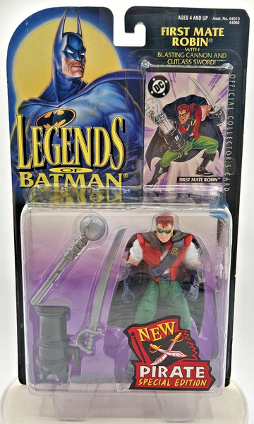 1994 Kenner Legends of Batman First Mate Robin Action Figure F32