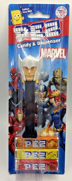 Pez Candy and Dispenser Marvel Thor New on Card F30