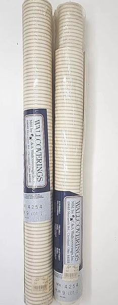 Vintage wallpaper by C&A Wallcoverings prepasted 2 Rolls MW4254 OPEN WS7B