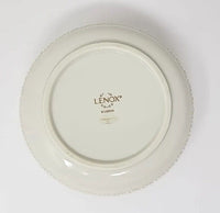 Lenox China Cream Beaded Porcelain Bowl Candy Dish with Gold Rim 5.5” dia. CSB