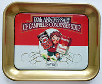 1997 Campbell Soup 100th Anniversary Edition Metal Serving Tray NEW 13"X11" U43