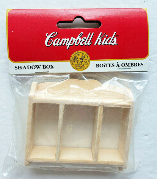 Vintage 1995 Fibre Craft Campbell Soup Kids SHADOW BOX U43