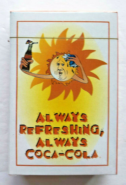 VINTAGE Coca Cola Sun With Bottle Always Cool Playing Cards Sealed Deck U42