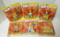 Simpsons Klick-Itz Metal Click Toy Set of 6 By Rocket 2002 Rare Hard to Find Set in Original Boxes