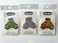 March of The Teddy Bears Kansas City 2002 Enamel Pin Set of 3