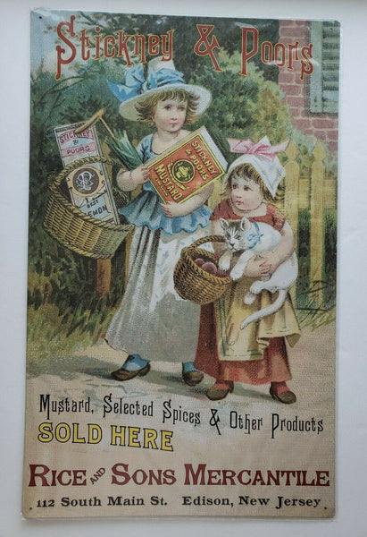 GIANT Stickney&Poors   Ohio Wholesale Inc.15 x 24 Rustic Retro Metal Signs 28347