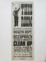 Rules: This Room  Ohio Wholesale Inc.16 x 6 Rustic Retro Metal Signs 27413