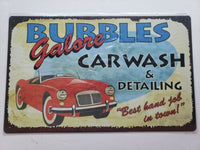 Bubbles Galore Carwash 16 x10 Ohio Wholesale Inc.Rustic Retro Metal Signs 28609