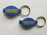 VINTAGE DEVON'S ORIGINAL SHANDY SET OF 2  KEYCHAINS BOTTLE OPENERS NEW