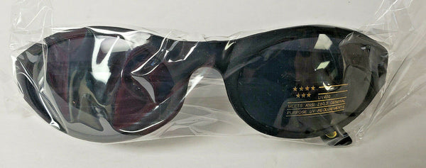 1990's Budweiser Black Sun Glasses, Low Profile UV Protection, Unisex U139