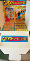 1993 Flintstones and Popeye Candy Sticks Floor Stand Display New in Unopened Box