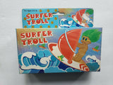 Vintage Surfer Troll Wind Board and Orange Sail with Green hair NOS U147