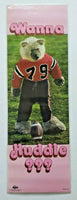 New Vintage Wanna Huddle? Bear Football By Russ Posters Item 5777