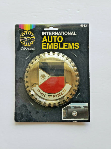 Vintage Collector's Car Badge Philippines Metal Emblem New 1983 All Stars V2