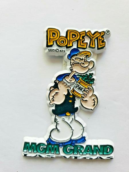 1997 MGM Grand Hotel Popeye Magnet  Brand New U156