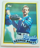 1989 Topps George Brett Baseball Duo-Tang School Paper Pocket Folder  New