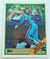 1988 Topps Mitch Webster Baseball Duo-Tang School Paper Pocket Folder  New