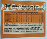 1988 Topps Bobby Thigpen Baseball Duo-Tang School Paper Pocket Folder  New