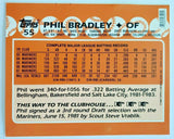 1988 Topps Phil Bradley Baseball Duo-Tang School Paper Pocket Folder  New