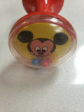 1984 Disney Babies Teething Toy New Old Stock Hand Rattle Mickey Donald U166