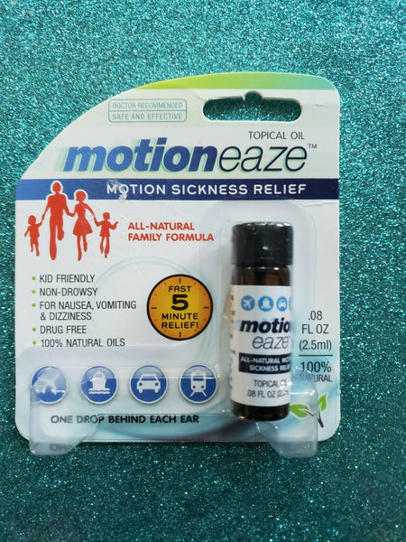 MotionEaze Sickness Relief, All-Natural Topical Liquid, 2.5 ml