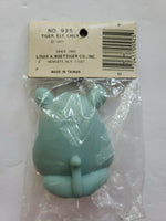 Vintage Baby Joy Originals Blue Tiger Squeeze Toy In Original Packaging NOS U147