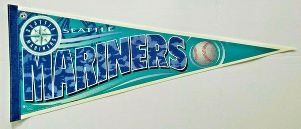 Rare Vintage 1997 MLB Pennant Seattle Mariners WinCraft Sports 12" x 30" NOS