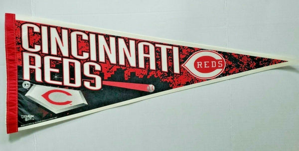 Rare Vintage 1997 MLB Pennant Cincinnati Reds WinCraft Sports 12" x 30" NOS