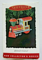 1994 Hallmark Keepsake Ornament Yuletide Central Engine 1st in Series U5