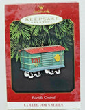 1997 Hallmark Keepsake Yuletide Central #4 Toy Car Christmas Ornament U5